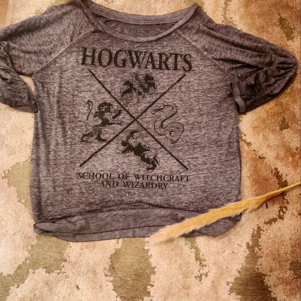 Harry Potter used Hogwarts long sleeve shirt